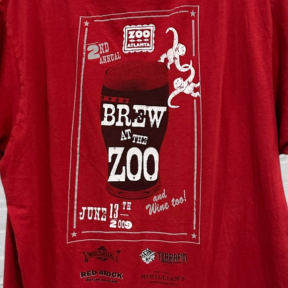 2009 Zoo Atlanta 2nd Annual Brew at the Zoo Men’s Sz Large - Picture 1 of 4